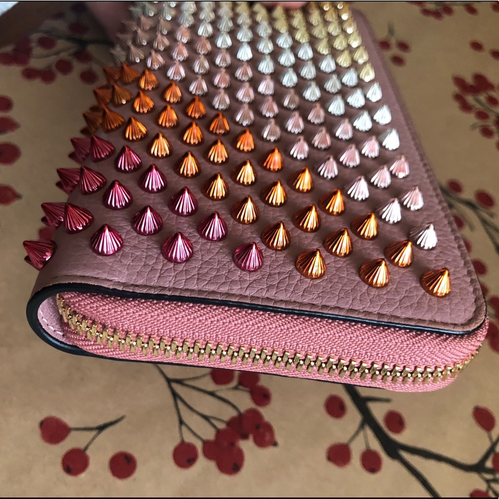 🎉SOLD🎉 Authentic Louboutin Panettone Long wallet in tri color - Picture 8 of 13